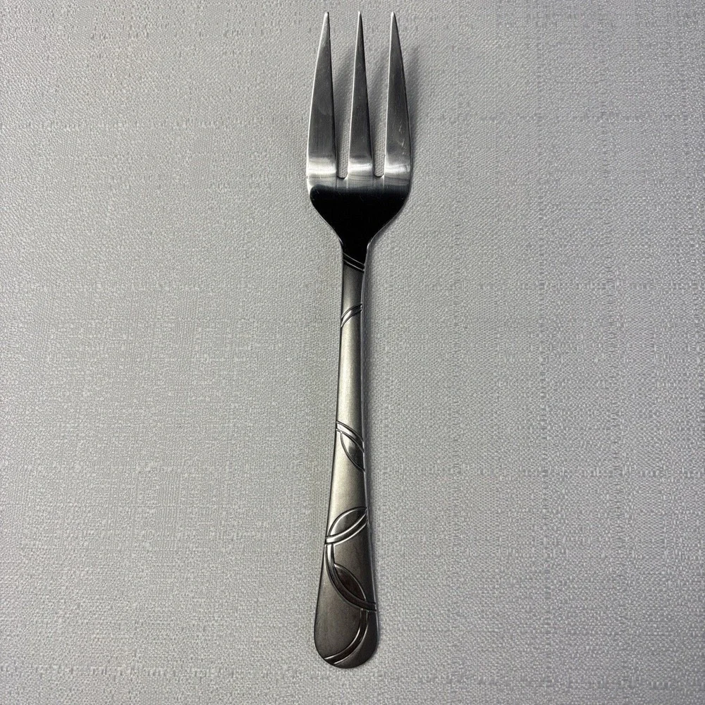 Cambridge Felicity Stainless‎ Steel Serving Fork Swirls Modern